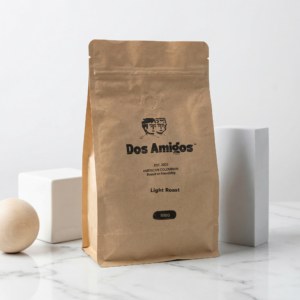 dos amigos, colombian coffee.